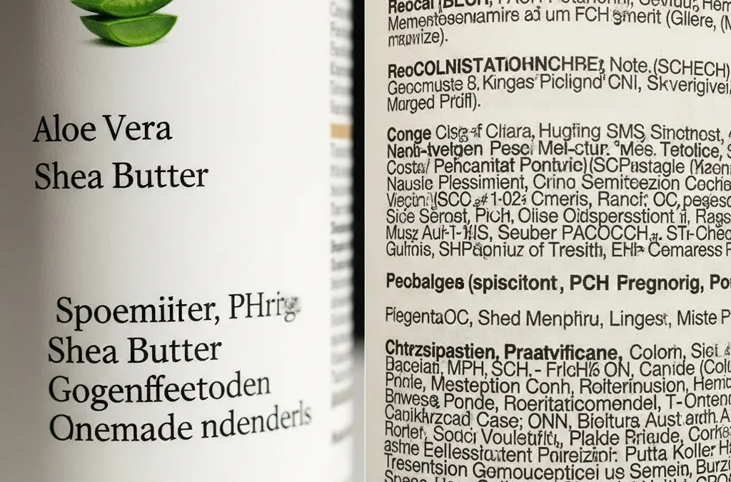 Liste ingrédients : bio vs conventionnel