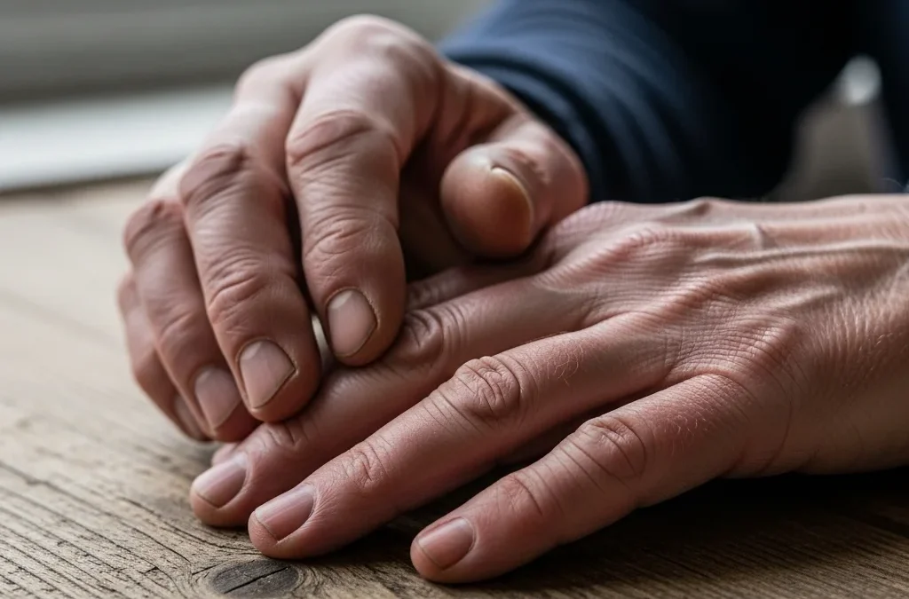 Mains gercées, abîmées par le froid